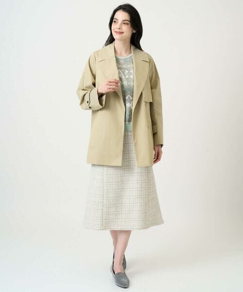 Maison de CINQ / メゾン ドゥ サンク その他アウター | [ライナー付]デザインハーフコート | 詳細23