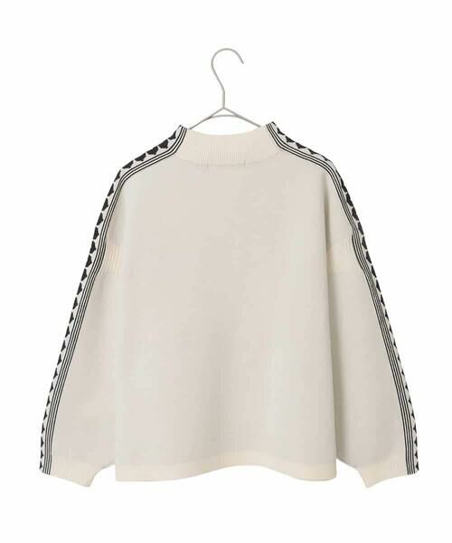 Maison de CINQ / メゾン ドゥ サンク ニット・セーター | 【小さいサイズ】ジャカード×インターシャ幾何柄ニットプルオーバー | 詳細2