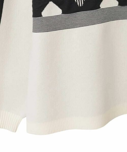 Maison de CINQ / メゾン ドゥ サンク ニット・セーター | 【小さいサイズ】ジャカード×インターシャ幾何柄ニットプルオーバー | 詳細5