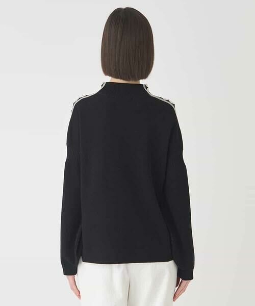 Maison de CINQ / メゾン ドゥ サンク ニット・セーター | 【小さいサイズ】ジャカード×インターシャ幾何柄ニットプルオーバー | 詳細10