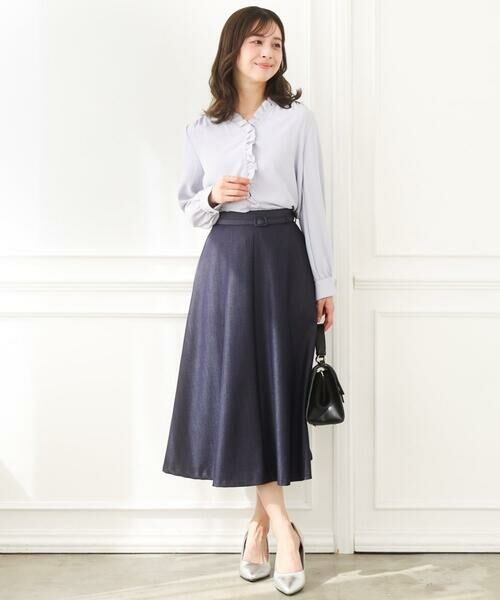 Maison de CINQ / メゾン ドゥ サンク シャツ・ブラウス | 【小さいサイズ】Vネックミニフリルブラウス/洗濯機で洗える | 詳細19