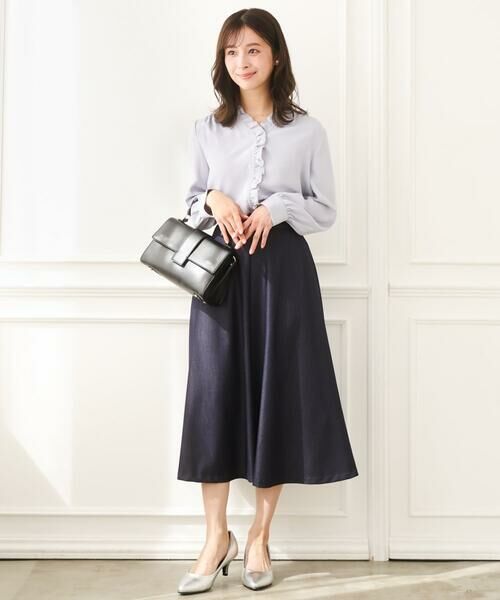 Maison de CINQ / メゾン ドゥ サンク シャツ・ブラウス | 【小さいサイズ】Vネックミニフリルブラウス/洗濯機で洗える | 詳細20