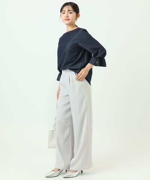 Maison de CINQ / メゾン ドゥ サンク シャツ・ブラウス | 【小さいサイズ】[SANAGARAシリーズ]デニムライク キャンディースリーブブラウス/接触冷感/UVカット/洗濯機で洗える | 詳細29