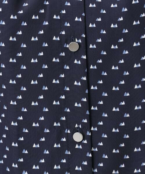 Maison de CINQ / メゾン ドゥ サンク シャツ・ブラウス | 【小さいサイズ】ミニトライアングル幾何柄ブラウス/接触冷感/UVカット/洗濯機で洗える | 詳細11
