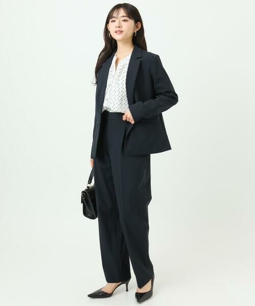 Maison de CINQ / メゾン ドゥ サンク シャツ・ブラウス | 【小さいサイズ】ミニトライアングル幾何柄ブラウス/接触冷感/UVカット/洗濯機で洗える | 詳細16