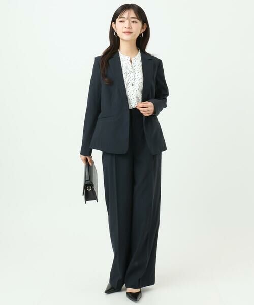 Maison de CINQ / メゾン ドゥ サンク シャツ・ブラウス | 【小さいサイズ】ミニトライアングル幾何柄ブラウス/接触冷感/UVカット/洗濯機で洗える | 詳細19