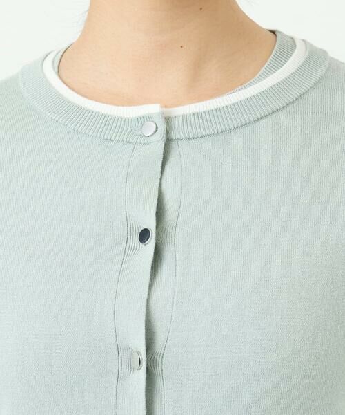 Maison de CINQ / メゾン ドゥ サンク ニット・セーター | 【小さいサイズ】配色デザインカラーニットアンサンブル/洗える | 詳細13