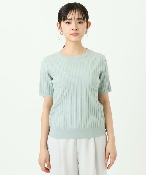 Maison de CINQ / メゾン ドゥ サンク ニット・セーター | 【小さいサイズ】配色デザインカラーニットアンサンブル/洗える | 詳細16