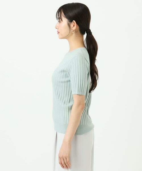 Maison de CINQ / メゾン ドゥ サンク ニット・セーター | 【小さいサイズ】配色デザインカラーニットアンサンブル/洗える | 詳細17