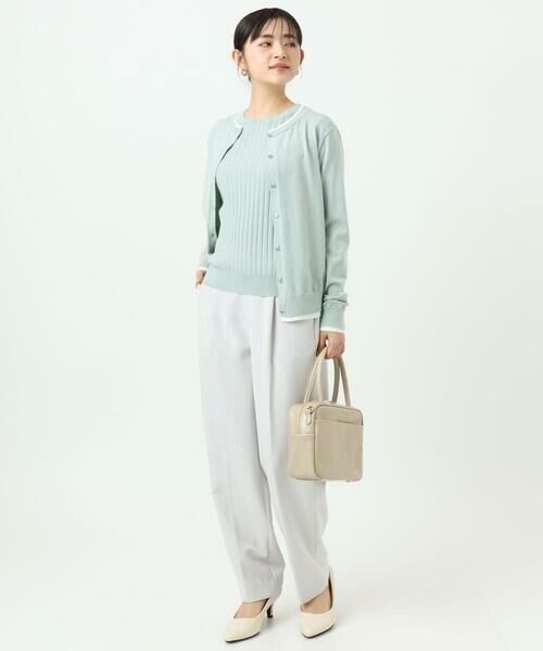 Maison de CINQ / メゾン ドゥ サンク ニット・セーター | 【小さいサイズ】配色デザインカラーニットアンサンブル/洗える | 詳細23