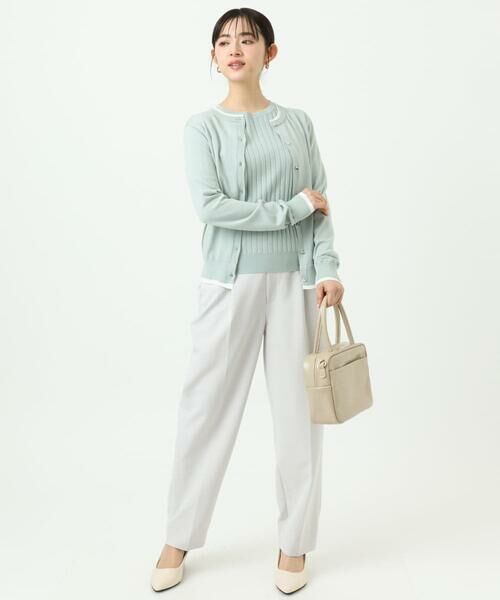 Maison de CINQ / メゾン ドゥ サンク ニット・セーター | 【小さいサイズ】配色デザインカラーニットアンサンブル/洗える | 詳細24