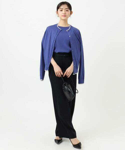 Maison de CINQ / メゾン ドゥ サンク ニット・セーター | 【小さいサイズ】配色デザインカラーニットアンサンブル/洗える | 詳細26