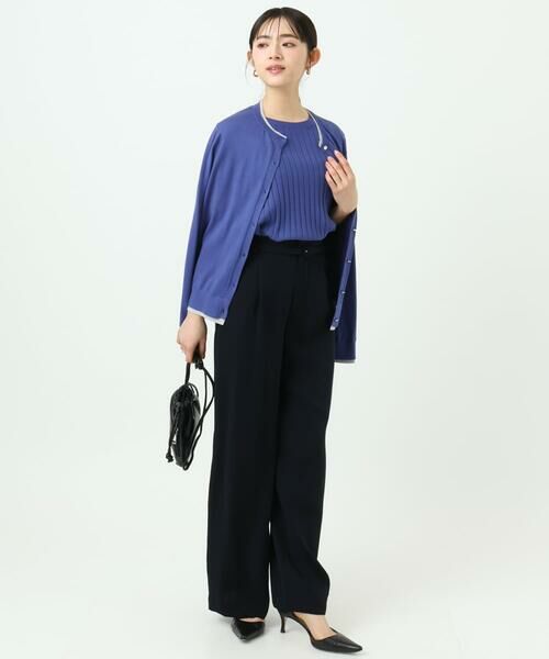 Maison de CINQ / メゾン ドゥ サンク ニット・セーター | 【小さいサイズ】配色デザインカラーニットアンサンブル/洗える | 詳細27