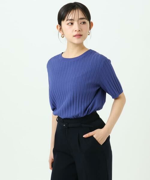 Maison de CINQ / メゾン ドゥ サンク ニット・セーター | 【小さいサイズ】配色デザインカラーニットアンサンブル/洗える | 詳細6