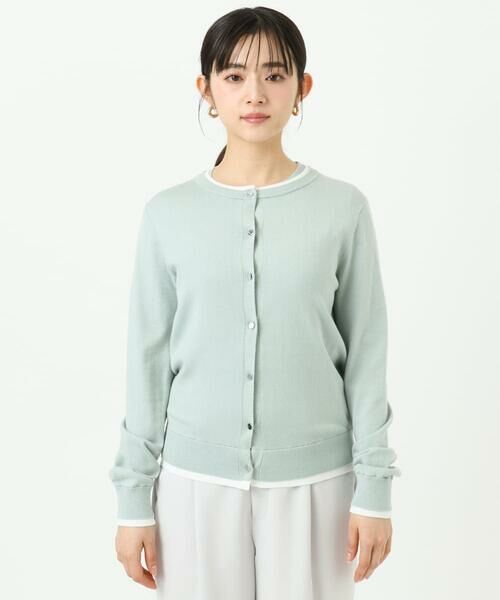 Maison de CINQ / メゾン ドゥ サンク ニット・セーター | 【小さいサイズ】配色デザインカラーニットアンサンブル/洗える | 詳細9