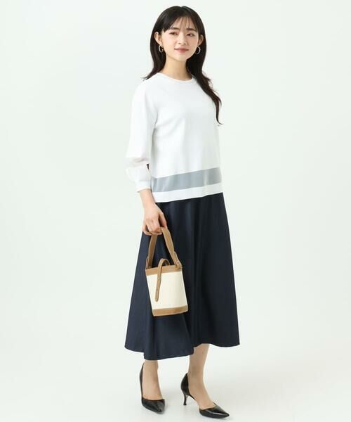 Maison de CINQ / メゾン ドゥ サンク ニット・セーター | 【小さいサイズ】シアー切替えニット/洗える | 詳細26