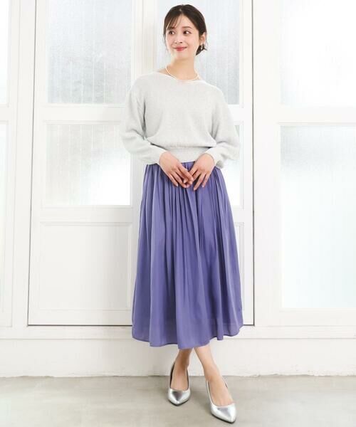 Maison de CINQ / メゾン ドゥ サンク ニット・セーター | 【小さいサイズ】ラメ入りノットヤーンVネックニット/洗える | 詳細20