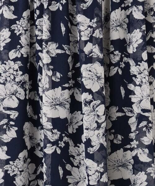 Maison de CINQ / メゾン ドゥ サンク ロング・マキシ丈スカート | 【小さいサイズ】花柄シフォンスカート/丈の長さが選べる/洗濯機で洗える/セットアップ対応 | 詳細20