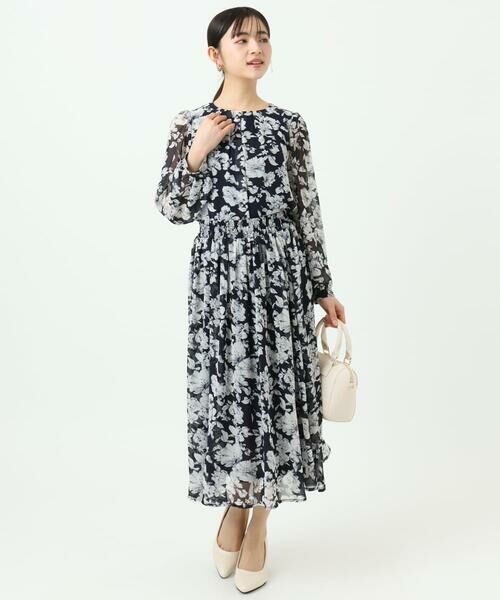 Maison de CINQ / メゾン ドゥ サンク ロング・マキシ丈スカート | 【小さいサイズ】花柄シフォンスカート/丈の長さが選べる/洗濯機で洗える/セットアップ対応 | 詳細29