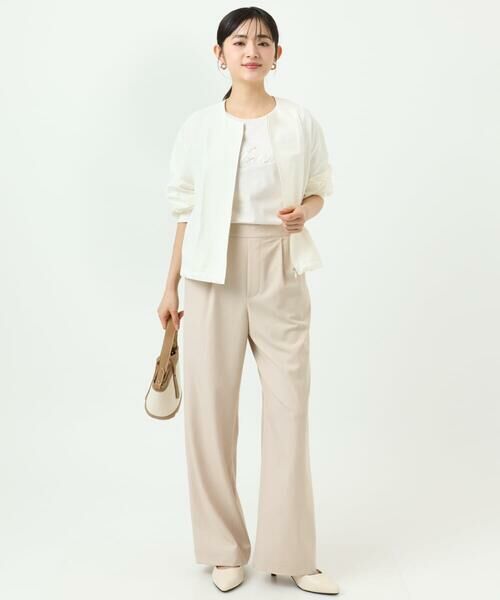 Maison de CINQ / メゾン ドゥ サンク カットソー | 【小さいサイズ】ビーズ刺繍ロゴTシャツ/洗える | 詳細22