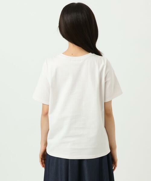 Maison de CINQ / メゾン ドゥ サンク カットソー | 【小さいサイズ】ビーズ刺繍ロゴTシャツ/洗える | 詳細27