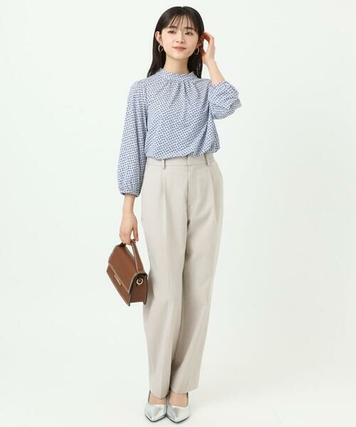 Maison de CINQ / メゾン ドゥ サンク カットソー | 【小さいサイズ】幾何柄ジャージーカットソー/洗濯機で洗える | 詳細19