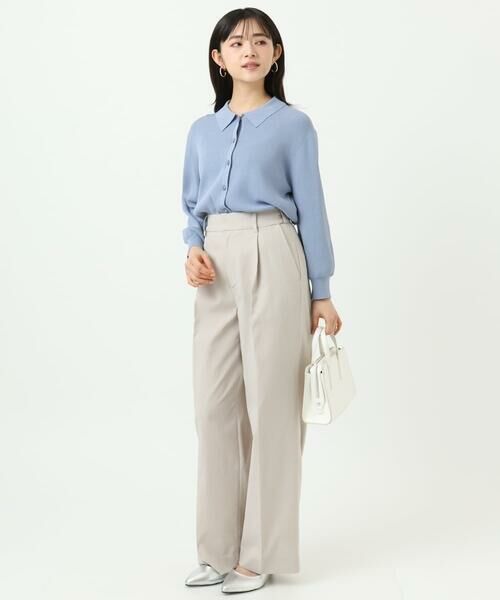 Maison de CINQ / メゾン ドゥ サンク ニット・セーター | 【小さいサイズ】襟付きニットプルオーバー/洗える | 詳細27