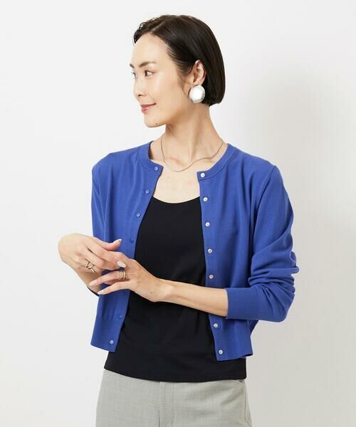 Maison de CINQ / メゾン ドゥ サンク カーディガン・ボレロ | [小さいサイズ]コンパクトクルーネックカーディガン | 詳細10