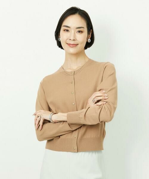 Maison de CINQ / メゾン ドゥ サンク カーディガン・ボレロ | [小さいサイズ]コンパクトクルーネックカーディガン | 詳細4