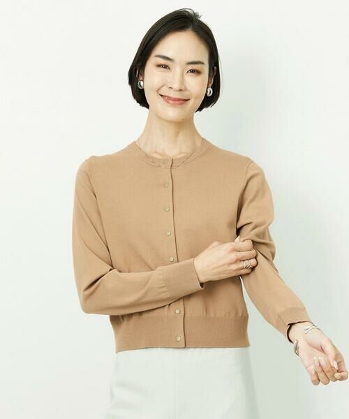 Maison de CINQ / メゾン ドゥ サンク カーディガン・ボレロ | [小さいサイズ]コンパクトクルーネックカーディガン | 詳細5