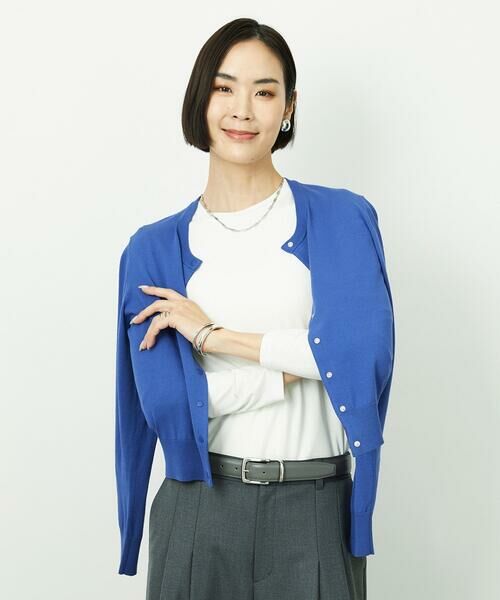 Maison de CINQ / メゾン ドゥ サンク カーディガン・ボレロ | [小さいサイズ]コンパクトクルーネックカーディガン | 詳細7