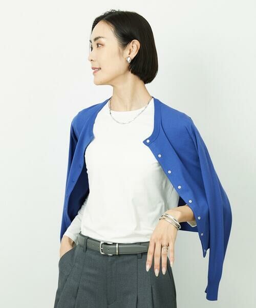 Maison de CINQ / メゾン ドゥ サンク カーディガン・ボレロ | [小さいサイズ]コンパクトクルーネックカーディガン | 詳細8