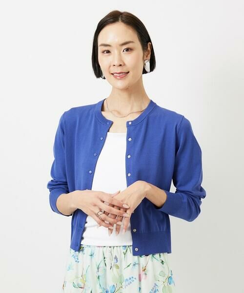 Maison de CINQ / メゾン ドゥ サンク カーディガン・ボレロ | [小さいサイズ]コンパクトクルーネックカーディガン | 詳細9