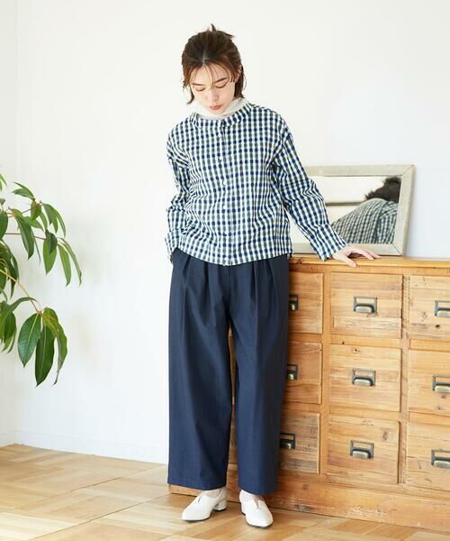 Maison de CINQ / メゾン ドゥ サンク シャツ・ブラウス | 塩縮ギンガムプリントブラウス | 詳細20