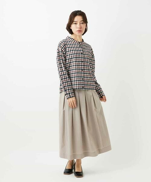 Maison de CINQ / メゾン ドゥ サンク シャツ・ブラウス | 塩縮ギンガムプリントブラウス | 詳細29