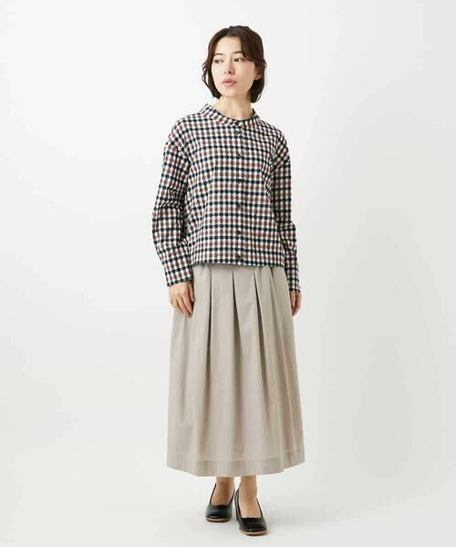 Maison de CINQ / メゾン ドゥ サンク シャツ・ブラウス | 塩縮ギンガムプリントブラウス | 詳細30