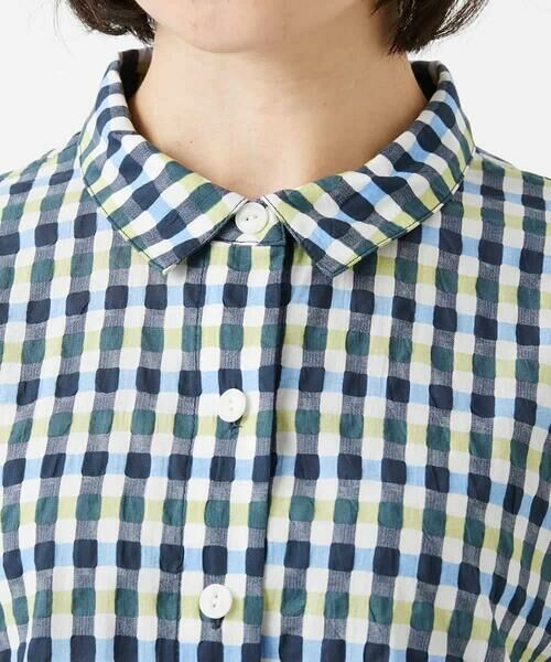 Maison de CINQ / メゾン ドゥ サンク チュニック | 塩縮ギンガムプリントチュニックブラウス | 詳細18