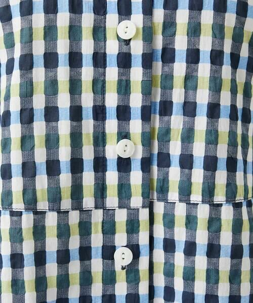 Maison de CINQ / メゾン ドゥ サンク チュニック | 塩縮ギンガムプリントチュニックブラウス | 詳細21