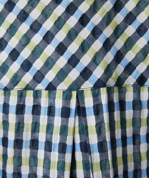 Maison de CINQ / メゾン ドゥ サンク チュニック | 塩縮ギンガムプリントチュニックブラウス | 詳細22