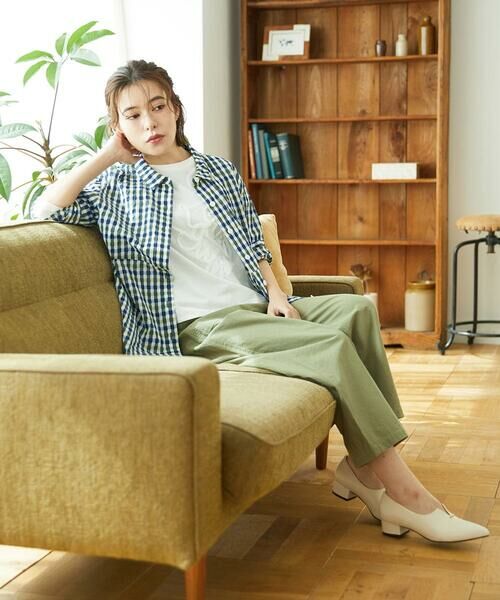 Maison de CINQ / メゾン ドゥ サンク チュニック | 塩縮ギンガムプリントチュニックブラウス | 詳細25