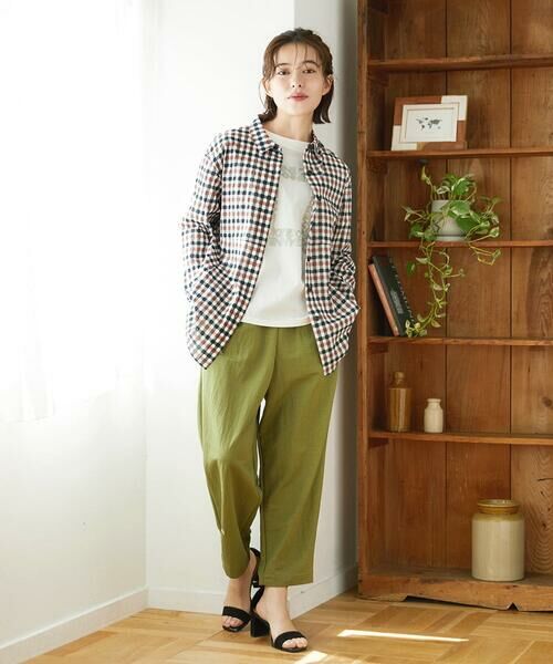 Maison de CINQ / メゾン ドゥ サンク チュニック | 塩縮ギンガムプリントチュニックブラウス | 詳細26