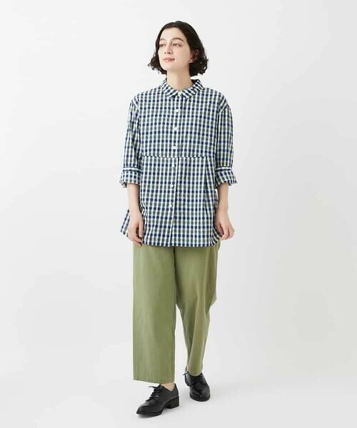 Maison de CINQ / メゾン ドゥ サンク チュニック | 塩縮ギンガムプリントチュニックブラウス | 詳細29