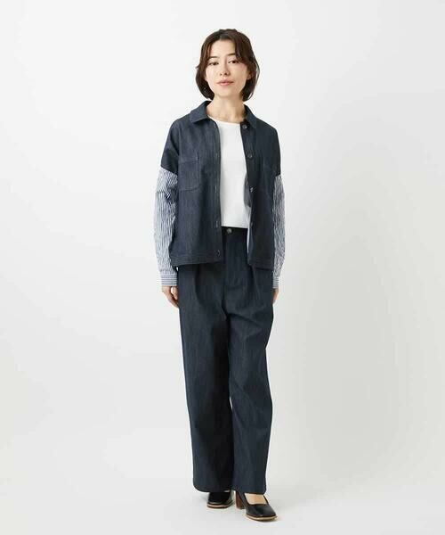 Maison de CINQ / メゾン ドゥ サンク セットアップ | [セットアップ対応]スラブシャンブレーデニムブルゾン | 詳細30