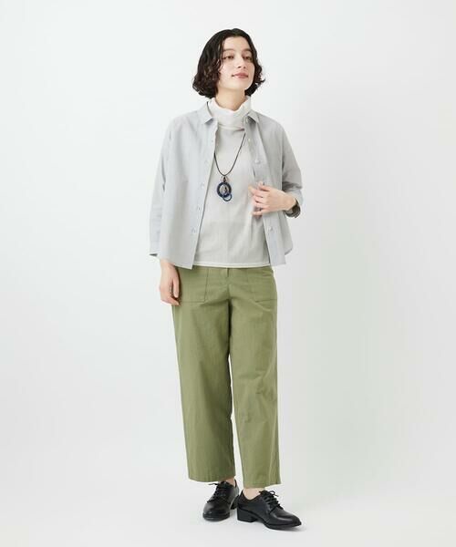 Maison de CINQ / メゾン ドゥ サンク タンクトップ | [日本製]コットンチュールノースリーブカットソー | 詳細30