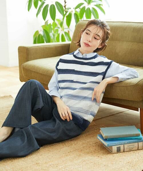 Maison de CINQ / メゾン ドゥ サンク その他パンツ | [セットアップ対応]デニムライクセミワイドパンツ | 詳細22