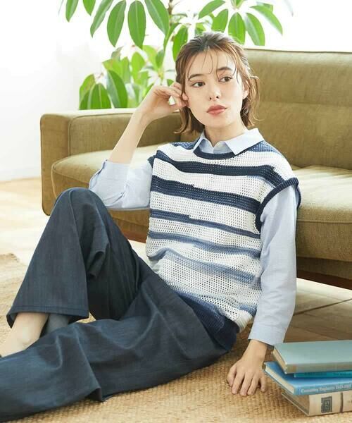 Maison de CINQ / メゾン ドゥ サンク その他パンツ | [セットアップ対応]デニムライクセミワイドパンツ | 詳細23