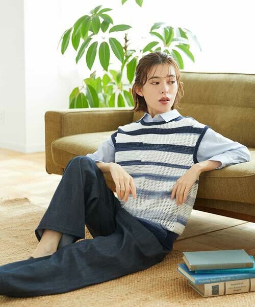 Maison de CINQ / メゾン ドゥ サンク その他パンツ | [セットアップ対応]デニムライクセミワイドパンツ | 詳細25