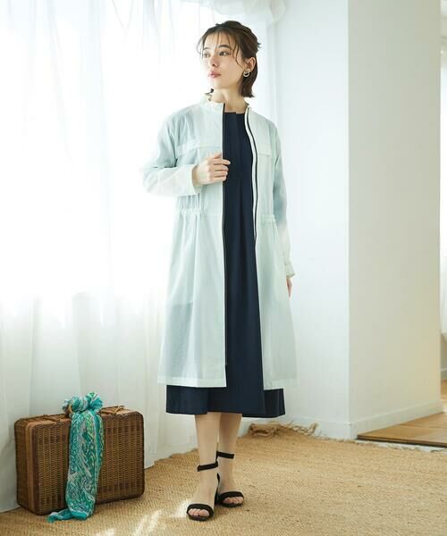 Maison de CINQ / メゾン ドゥ サンク その他アウター | ナイロンストレッチタフタコート | 詳細27