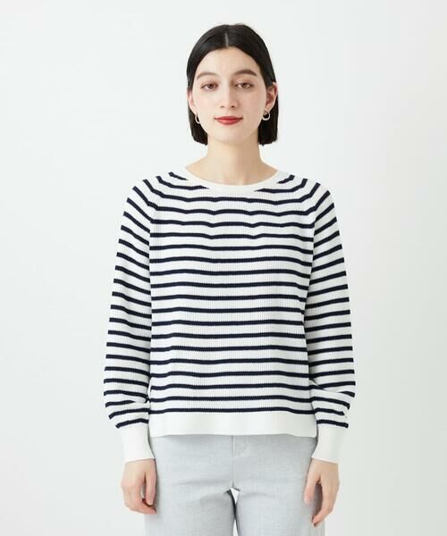 Maison de CINQ / メゾン ドゥ サンク ニット・セーター | [アンサンブル対応]畦タック柄ニットプルオーバー | 詳細10