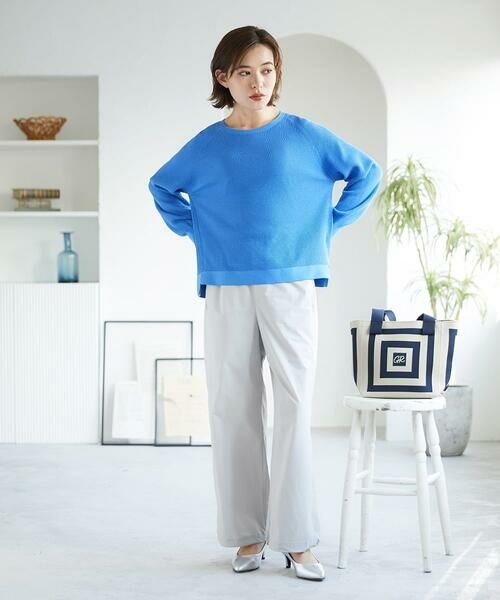 Maison de CINQ / メゾン ドゥ サンク ニット・セーター | [アンサンブル対応]畦タック柄ニットプルオーバー | 詳細20